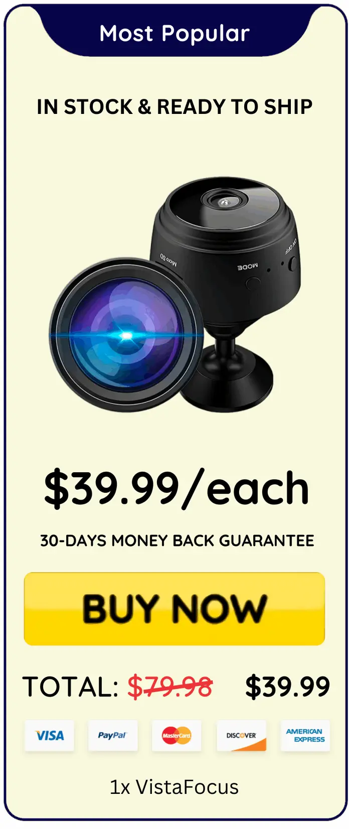 VistaFocus offer price